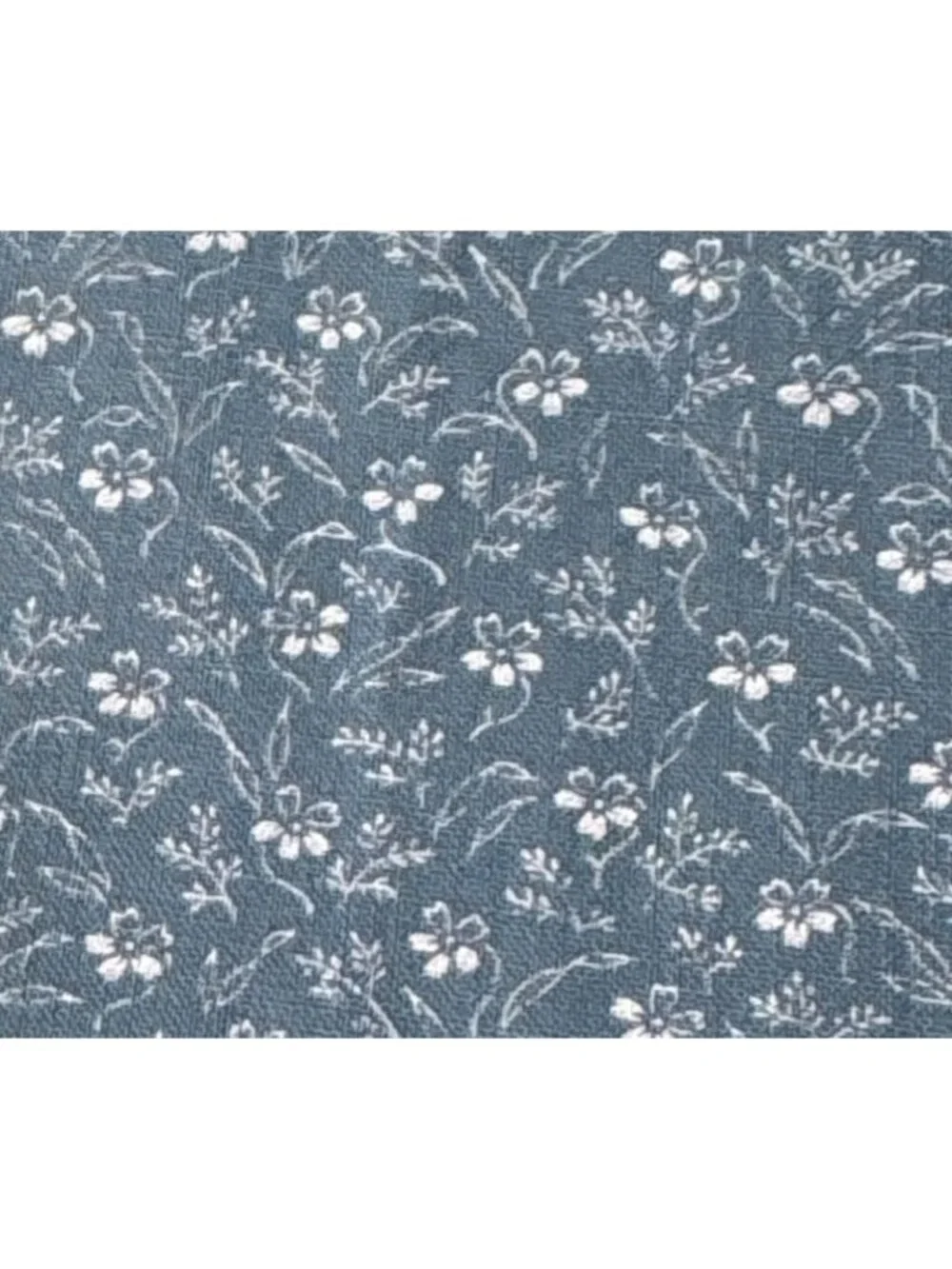 Floral Blue Cotton Fat Quarter Fabric 18